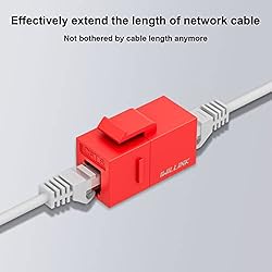 iwillink RJ45 Cat6 Keystone Coupler 25-Pack, Female