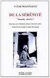 De la sérénité : 