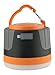 Yeuloum Rechargeable LED Camping Lantern Light with Magnet Base, 4400 mAh Charger for Mobile, Used as Tent Light Night Light and Flashlight (Large-Orange)