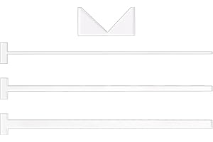 URROMA Acrylic Book Binding Guide, 4 Pcs Book Cover Guide Tool Book Binding Ruler Kits for Book Album Scrapbook Cover Making Creating