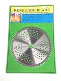 Renegade Blade 1 Blade 8"-80t - Multi-Use Brush Specialty GS1 Barcoded Shelf Hanging Blister Pack - Carbide Brush Cutter Weed Eater Blades, 203mm Diameter