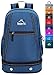 Venture Pal 35L Large Lightweight Packable Hiking Backpack with Wet Pocket & Shoes Compartment Travel Backpack & Day Backpack for Women Mens(Navy)