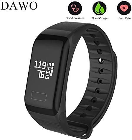 Fitness Tracker Smart Bracele Smart Watch Waterproof Pedometer Activity Tracker with Sleep Monitor, Heart Rate Monitor, Blood Pressure/Oxygen Monitor Bluetooth 4.0 for IOS Android