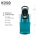 Keurig K250 Coffee Maker, Single Serve K-Cup Pod Coffee Brewer, With Strength Control, Turquoise