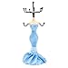 TRENTON New Mannequin Jewelry Stand Earring Necklace Holder Display Stand Evening Dress Lady Figure- Blue