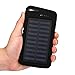 Mchoice 20000 mah Dual-USB Waterproof Solar Power Bank Battery Charger for Cell Phone (Black)
