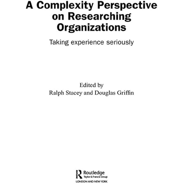 Amazon.com: Complex Responsive Processes in Organizations