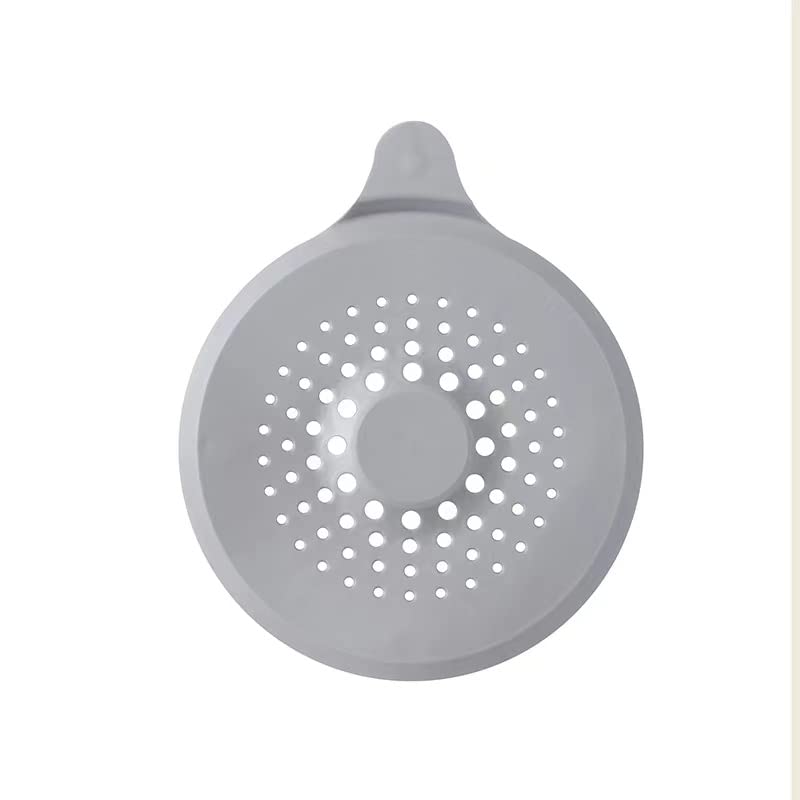 Bathroom Sink Strainer - Bathtub Drain Cover - Plastic Hair Stopper For Shower Drain - Silicone Hair Catcher Shower Drain - Anti-clog Sink Hair Catcher Shower Accessories With Suction Cups - Pack 2pcs