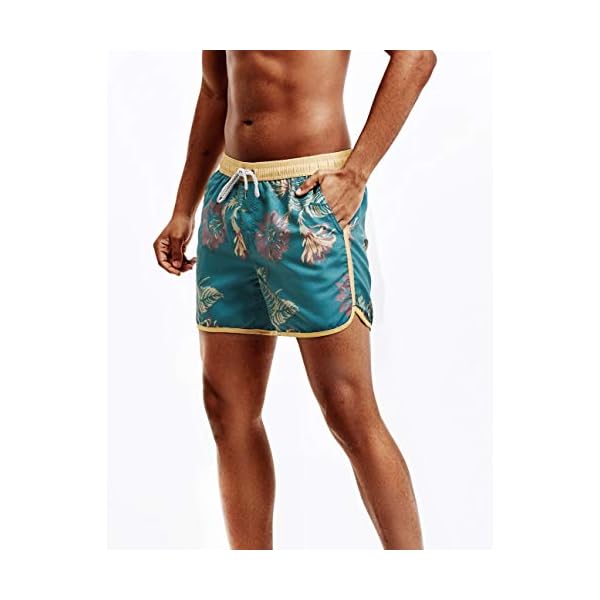MaaMgic Costume da Bagno Corti Uomo Stile Retro Vintage con Fodera in Mesh  Transpirante e Asciugatura Rapida per Vacanze… - IdeaPalestra