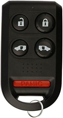 KeylessOption Key Fob Replacement for 2005 2006 2007 2008 2009 2010 Honda Odyssey Remote, 5-Button OUCG8D-399H-A, Programming Guide Included