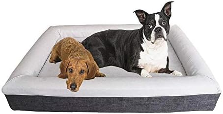 ペットベッドの巣のソフトと大中小のペットの犬や猫のための快適な通気性のペット整形外科ベッド洗濯機で洗えペット用品 Size 至上 L