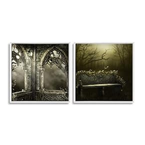 Framed Dreamscape Home Artwork for Living Room Bedroom x2 Panels