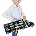 iBaseToy Toy Trucks Transport Car Carrier - Toy Cars Truck Educational Vehicles Toy Car Set Includes 12 Cars, 2 Helicopters, 28 Toy Car Slots，Great Gift for Kids, Toddlers, Children - Boys and Girls