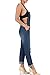 American Bazi Women's Classic Long Overalls RJHO170 - BLUE - 3X-Large D9E