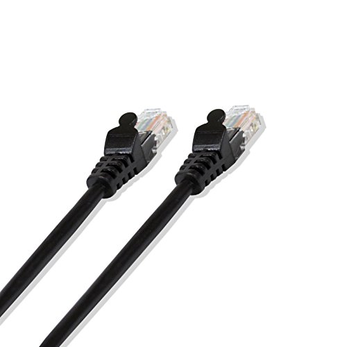 75FT Cat6 Black Ethernet Network Patch Cable RJ45 Lan Wire 75 Feet