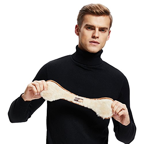 Snug Earmuffs warmer made by Australian sheepskin wool from Ikepod – For men and women (Chestnut) - Thumbnail 6