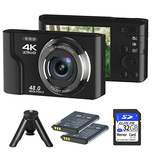 VJIANGER 4K Digital Camera 48MP WiFi Vlogging Camera for