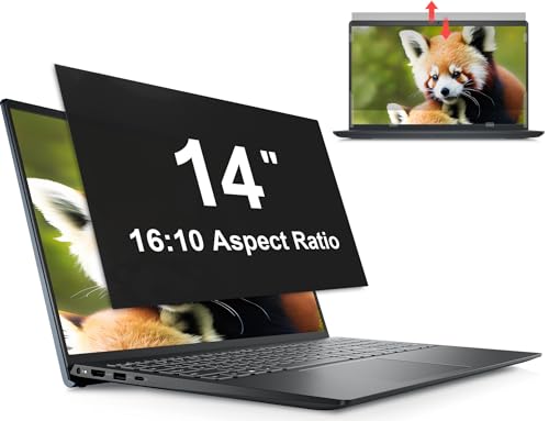 Mamol 14 Inch Privacy Filter,16:10,Laptop Screen Filters Compatible with HP/Dell/Acer/Lenovo/Thinkpad/Samsung/ASUS,Detachable Anti-Blue Light Protection PC Screen