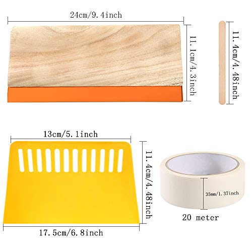 2 Caydo+Printing+Starter+Squeegees+Transparency