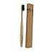 MCHEETA Bamboo Toothbrush - PURITY BRUSH - Compact Bristles - 100% Natural, Plant Based, BPA Free with Recycled Packaging (1 count)