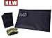 Smell Proof Bag + 3 Stash Bags - Dog Tested - Combination Lock, Carbon Odor Eliminator Lining, Water Resistant, 11x7