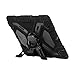 Afranker Plastic Kid Proof Extreme Duty Dual Protective Case Cover with Kickstand for Ipad 2, Ipad 3 - Black