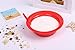 Cereal Bowl With Straw for Kids - Four Pack in Blue, Red, Green, and Pink