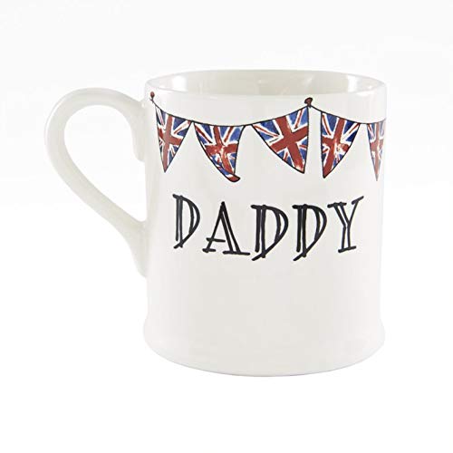 Sweet William Daddy mug with Union Jack bunting
