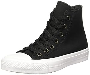 Image of Converse Unisex Chuck Taylor All Star II Hi Basketball Shoe Black/White 13