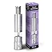 Salt Grinder: Thumb Push Pump and Grind Salt Mills by Alpha Armour, Seasoning and Spice Tools, Stainless Steel