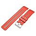 TopPerfekt Watch Band for Garmin Forerunner 35, Soft Silicone Replacement Strap Compatible with Forerunner 35 Smart Watch, Fit 5.11-9.05 Inch (130-230 mm) Wrist (Orange Red)