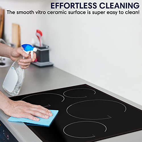 Induction Cooktop 30 Inch, Electric Cooktop 4 Burners, Dropin