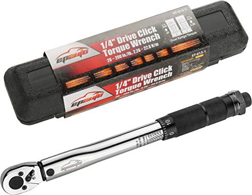EPAuto 1/4-Inch Drive Click Torque Wrench (20-200 in.-lb. / 2.26~22.6 Nm)