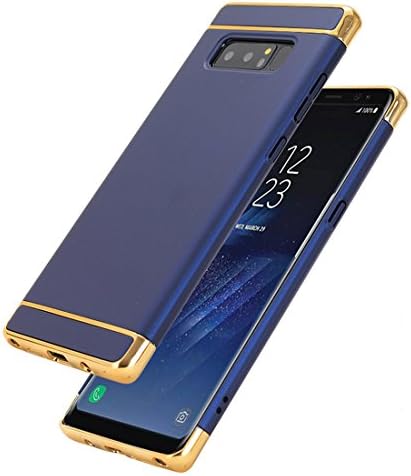 Samsung Galaxy Note 8 Case, Hayder 3 in 1 Ultra-thin Planting Shockproof Hard Case Cover for Galaxy Note 8 (Blue)