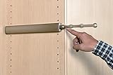 Extendable Closet Valet Rod - Satin Nickel 14