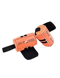FITAXIS - Muñequeras de algodón elástico de alta calidad de 12.0 in, 18.0 in, se venden en pares, variedad de colores para hombres y mujeres, gimnasio, culturismo, crossfit, levantamiento de potencia, empuje hacia arriba, yoga
