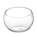 Mkono Air Plant Terrarium Globe 5 7/8Inch Succulent Glass Planter Container Bowl Shaped