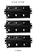 BBQ Mart PP4631 (3-pack) Porcelain Steel Heat Plate Replacement for Charbroil, Kenmore and Others