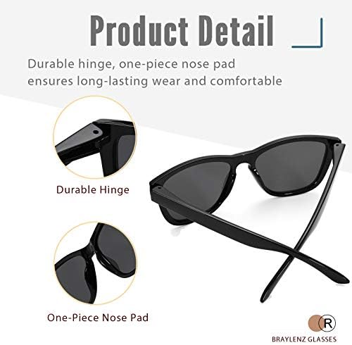 Polarized safety lens with 100% UV coating by Braylenz, priced at $14.99.