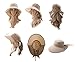 HINDAWI Sun Hat Wide Brim Sun Hats for Women UV Protection Floppy Beach Womens Summer Flap Cover Cap Khaki