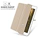 KuGi ipad pro 10.5 case, ultra-thin Semi-transparent Cover Case for Apple ipad pro 10.5 Tablet (Gold)