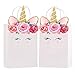 Unicorn Party Favor Bags, Outego Unicorn Paper Treat Candy Gift Bags for Kids Unicorn Themed Party- Fill Bags with Treats, Toys, Games or Supplies(10 Pack)
