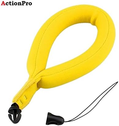 Action Pro Waterproof Floating Wrist Strap for Underwater Compatible with GoPro Hero 13 12 11 10 9 8 7 6 5 4 3+ 3 SJCAM Yi Eken DV etc Action Camera & Smartphones (Yellow)