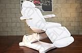 Spa Salon Electric Facial Hydraulic Chair Bed Table High End Equipment Monte Carlo (White)