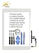iPad Air 1st iPad 5 Model A1474 A1475 Digitizer Glass Replacement Screen Replacement Digitizer Replacement (White) - Includes  Pre Installed Adhesive Stickers and Professional Tool Kit
