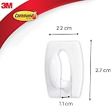 Command Mini Hooks Value Pack 18 Hooks 24 Strips White Damage Free view 3