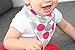 Matimati Baby Bandana Drool Bibs with Snaps for Girls, 4-Pack Absorbent Cotton, Cute Baby Gift Set