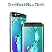 JETech Screen Protector for Samsung Galaxy S6 Edge Plus, TPE Ultra HD Film, Full Screen Coverage, 2-Pack