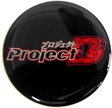 X4 58mm.Lenso riden PROJECT D DECAL STICKER Rasin EMBLEM LOGO