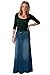 Denim Long Skirt - Stonewash - Full Length - Blue (SKIRT35)